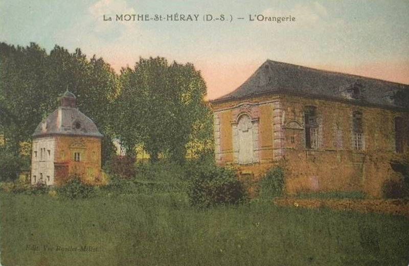 Le chteau et l'orangerie de La Mothe saint Hray