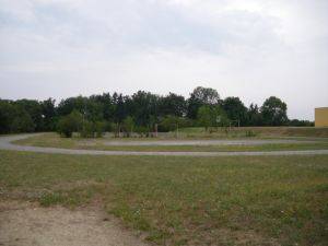 La piste de course du complexe sportif de La Mothe Saint-Hray