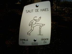 Parcours sant: le saute de haies