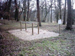 Parcours sant: barres parallle