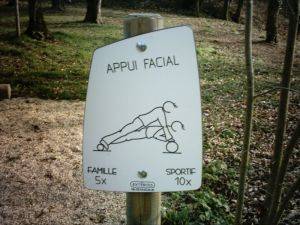 Parcours sant: appui facial