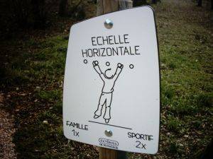 Parcours sant: chelle horizontale