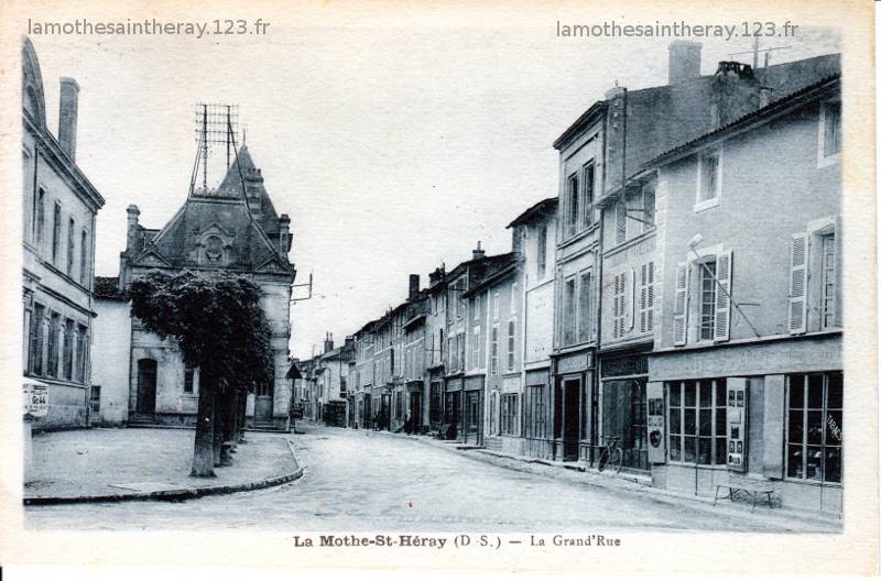 Les rues de La Mothe saint Hray.