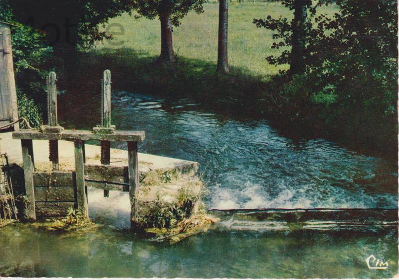 Moulins et pont l'abb de La Mothe saint Hray