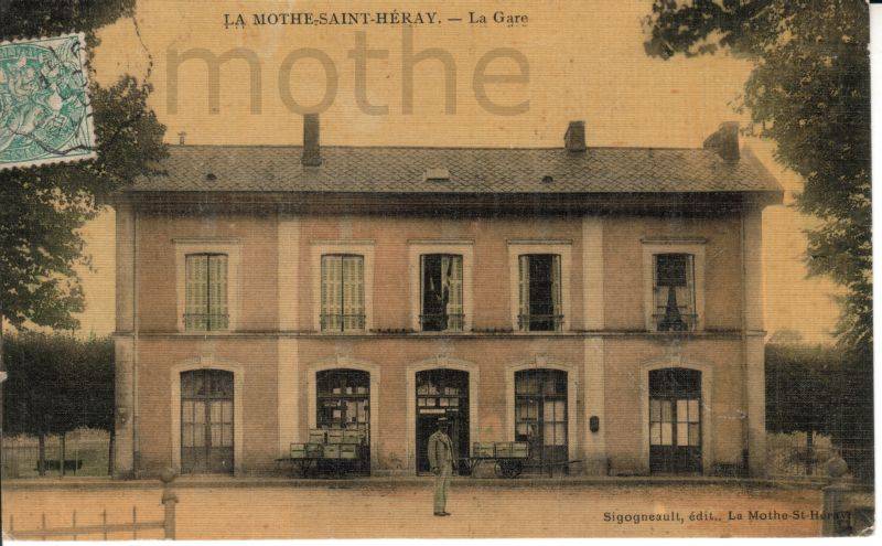 La gare de La Mothe saint Hray