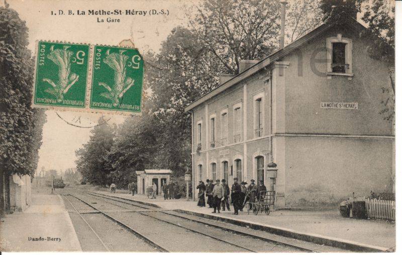 La gare de La Mothe saint Hray