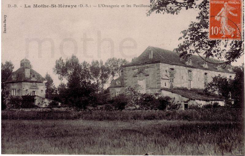 Le chteau et l'orangerie de La Mothe saint Hray