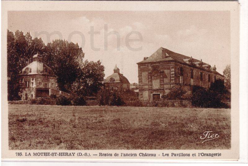 Le chteau et l'orangerie de La Mothe saint Hray