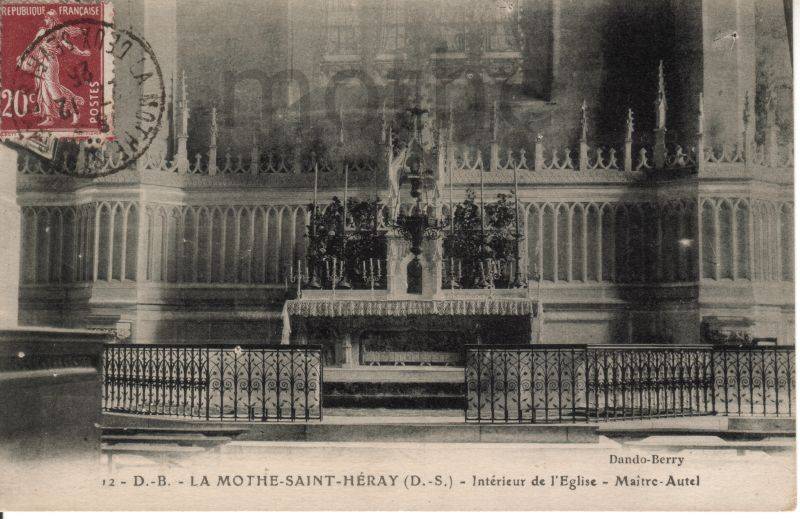 Les lieux de culte de La Mothe saint Heray