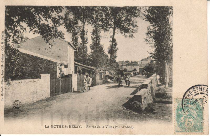 Les rues de La Mothe saint Hray.