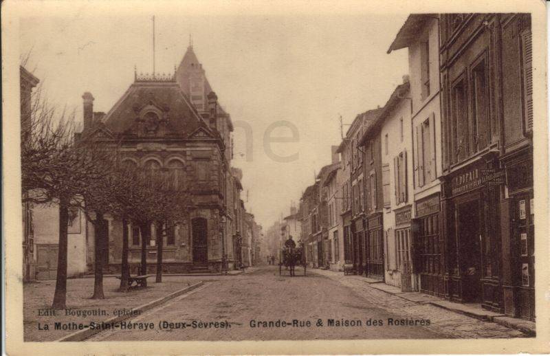 Les rues de La Mothe saint Hray.