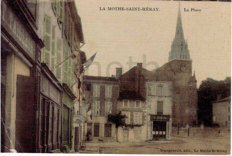 Les rues de La Mothe saint Hray.