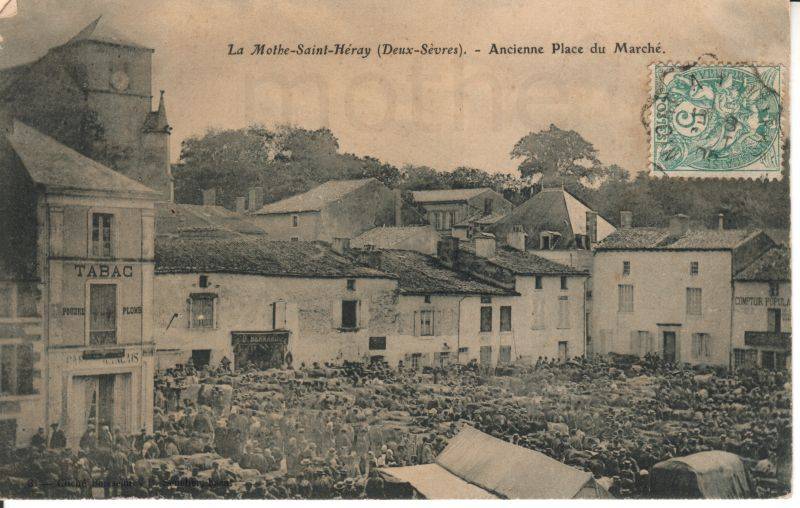 Les rues de La Mothe saint Hray.