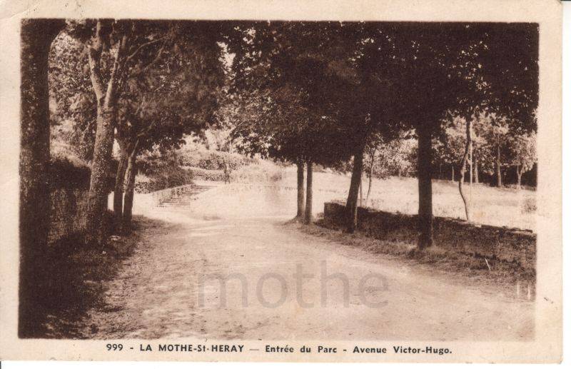 Les rues de La Mothe saint Hray.