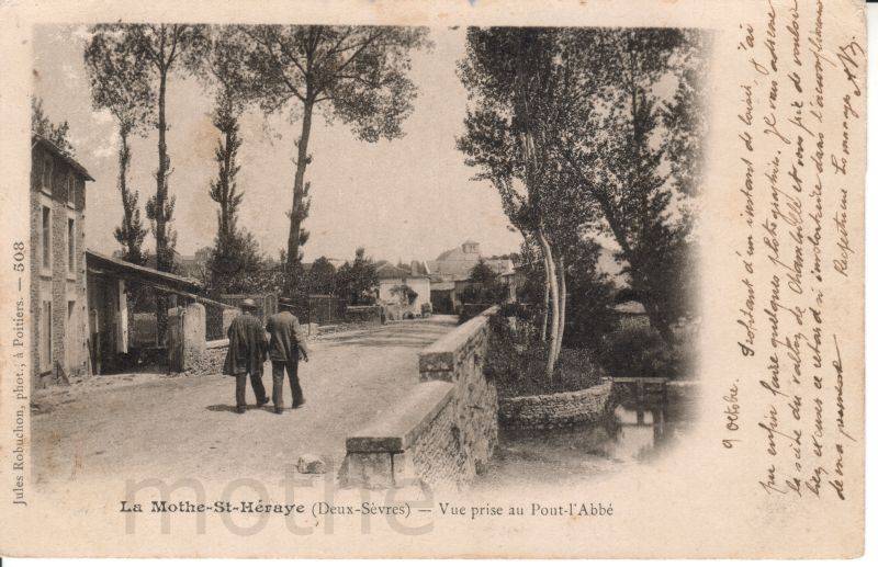 Les rues de La Mothe saint Hray.