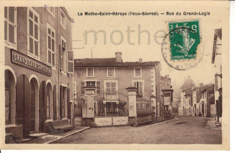 Les rues de La Mothe saint Hray.