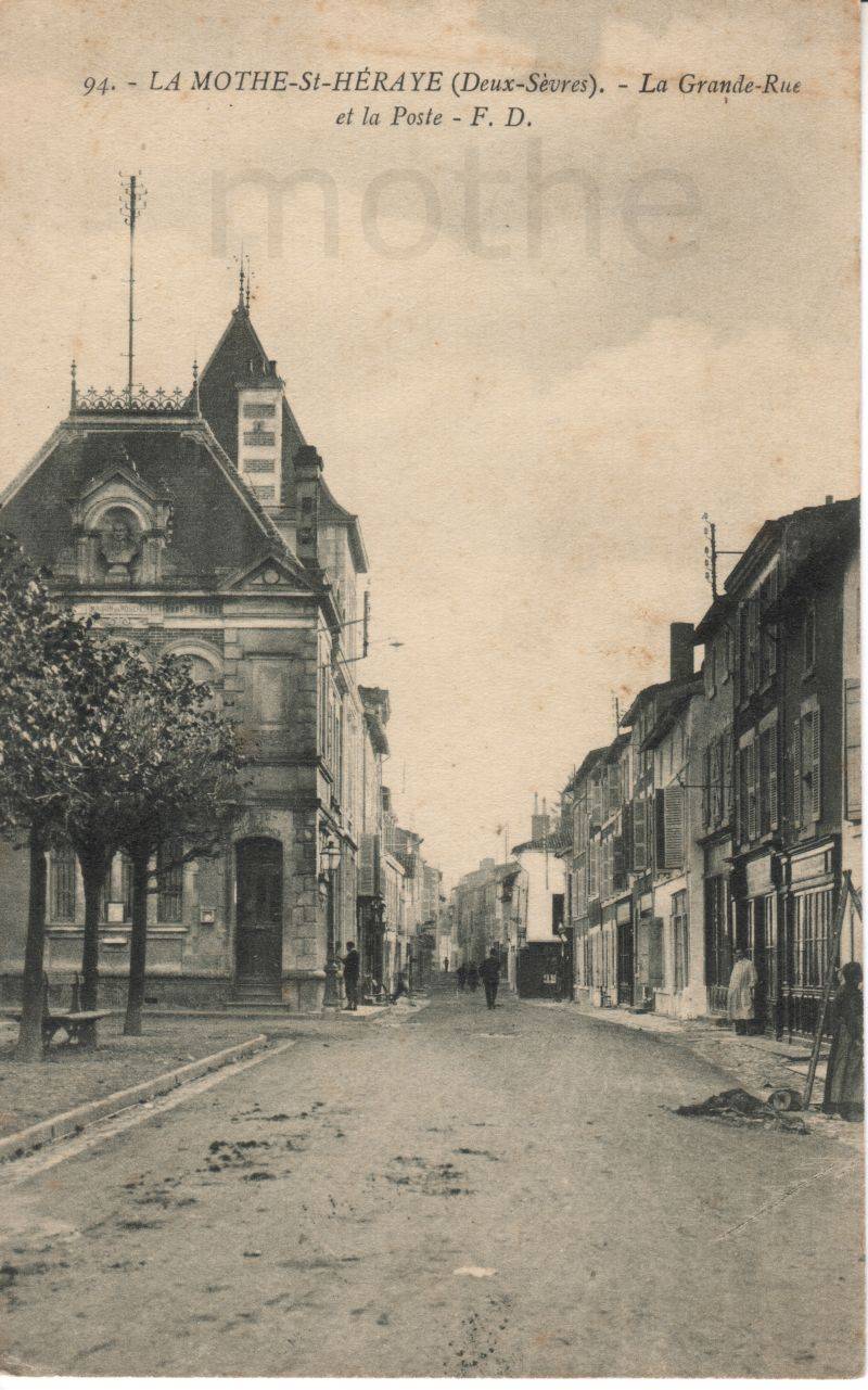 Les rues de La Mothe saint Hray.