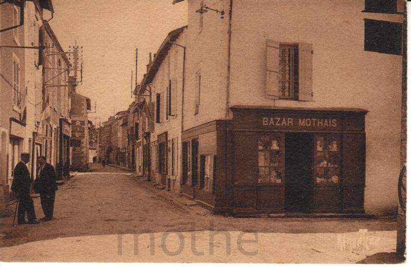 Les rues de La Mothe saint Hray.