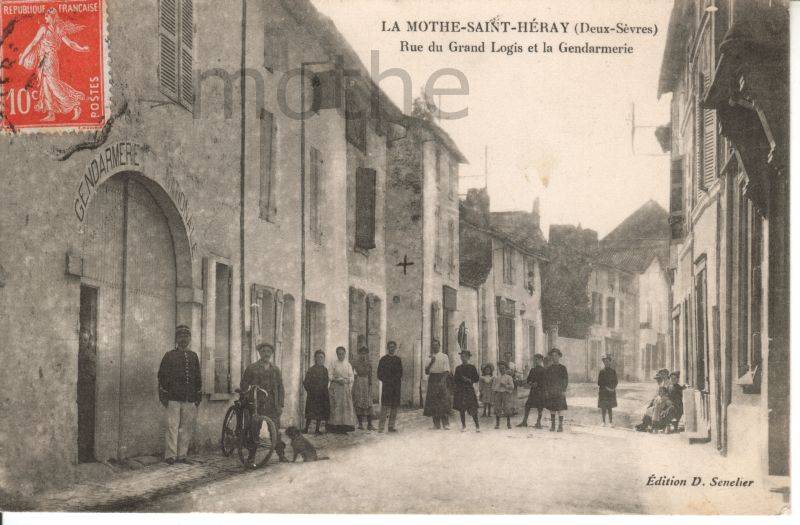 Les rues de La Mothe saint Hray.