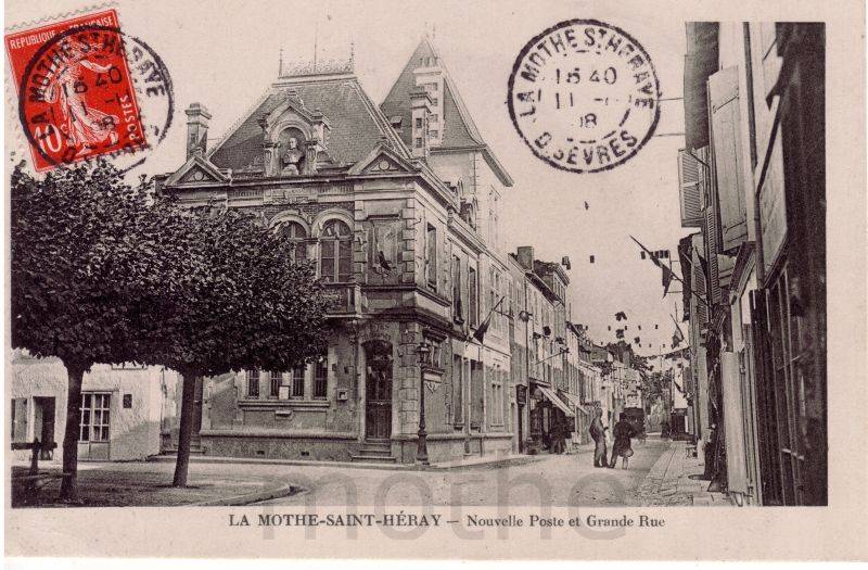 Les rues de La Mothe saint Hray.