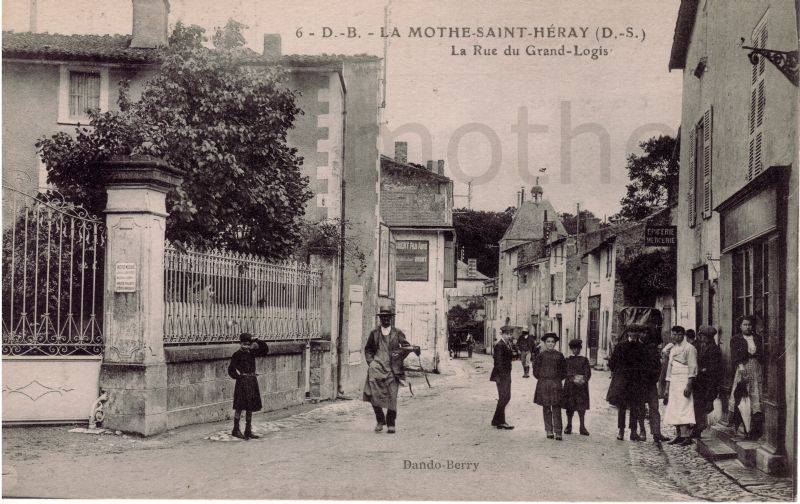 Les rues de La Mothe saint Hray.