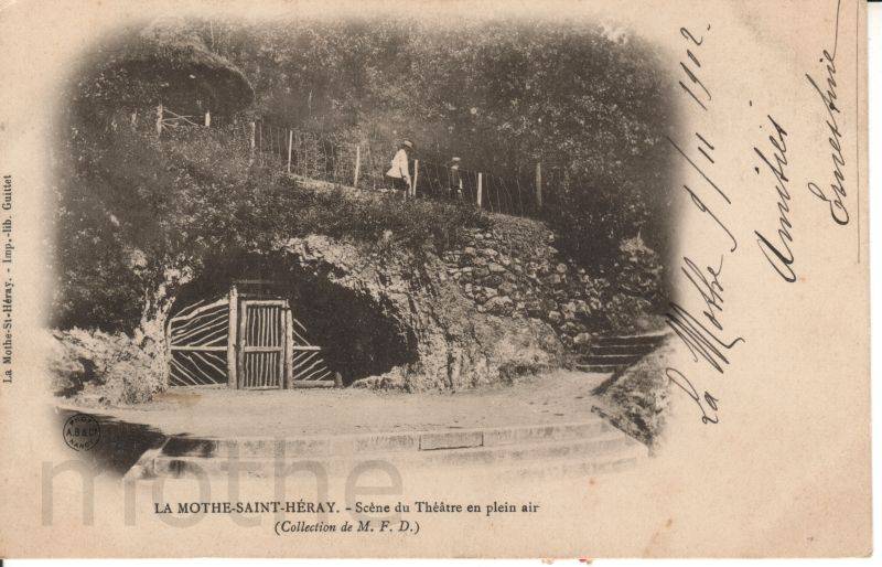 Le thtre d'extrieur et le parc de La Mothe saint Hray