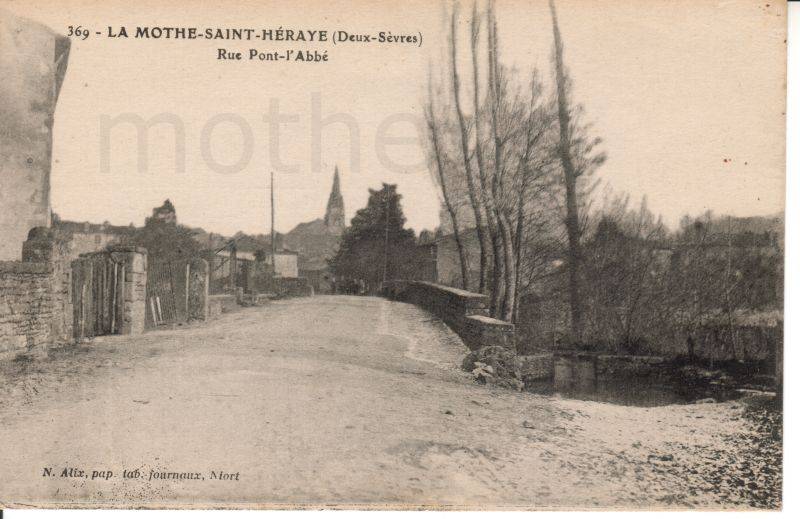 Moulins et pont l'abb de La Mothe saint Hray