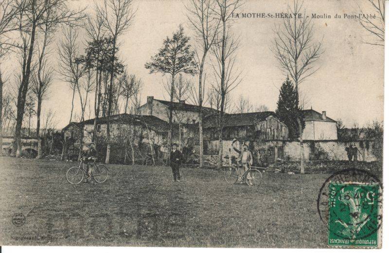 Moulins et pont l'abb de La Mothe saint Hray