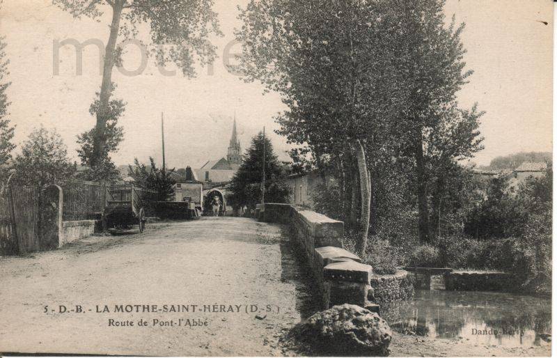 Moulins et pont l'abb de La Mothe saint Hray