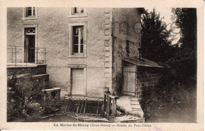 Moulins et pont l'abb de La Mothe saint Hray