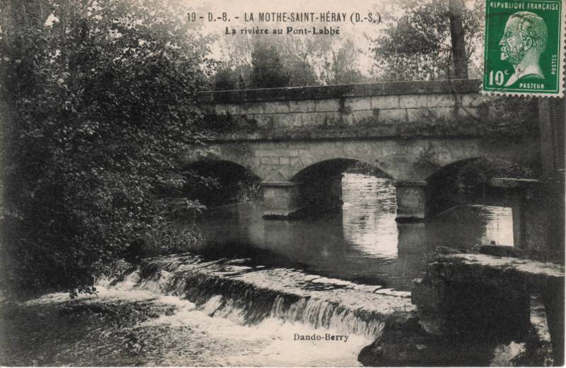 Moulins et pont l'abb de La Mothe saint Hray