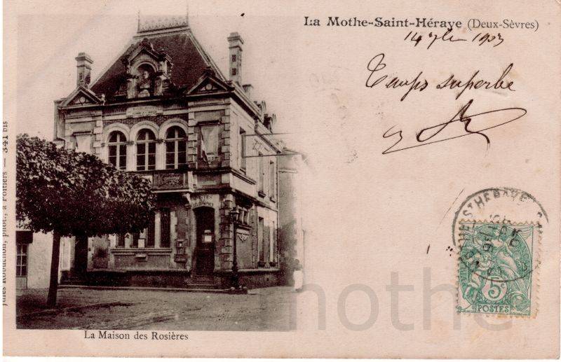 Rosires et sa maison  La Mothe saint Hray