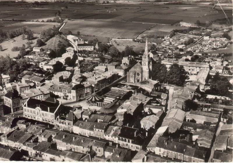 Vues arienne de La Mothe saint-Hray