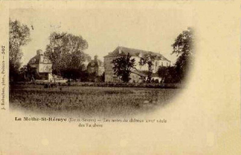 Le chteau et l'orangerie de La Mothe saint Hray