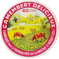 Etiquette de fromage de La Mothe Saint Hray