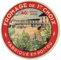 Etiquette de fromage de La Mothe saint Hray