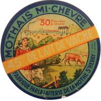 Etiquette de fromage de La Mothe saint Hray