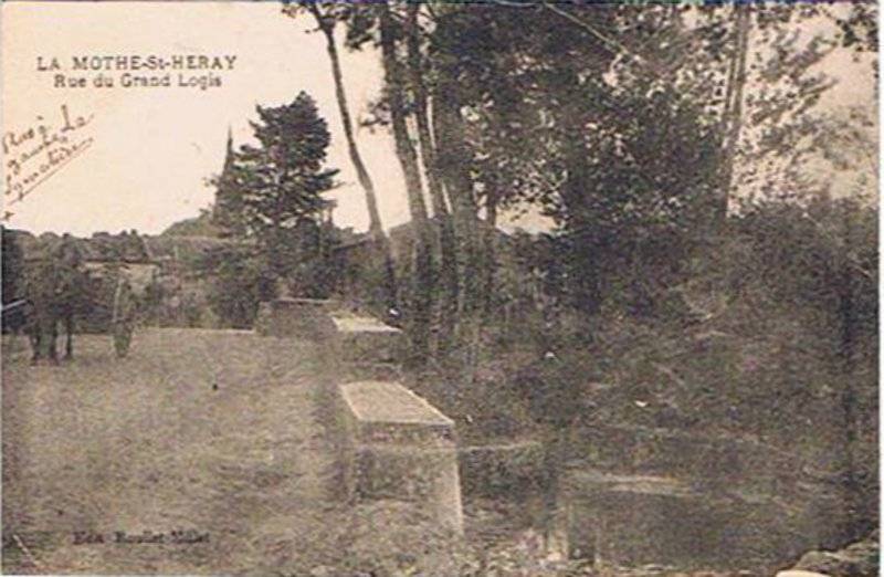 Moulins et pont l'abb de La Mothe saint Hray