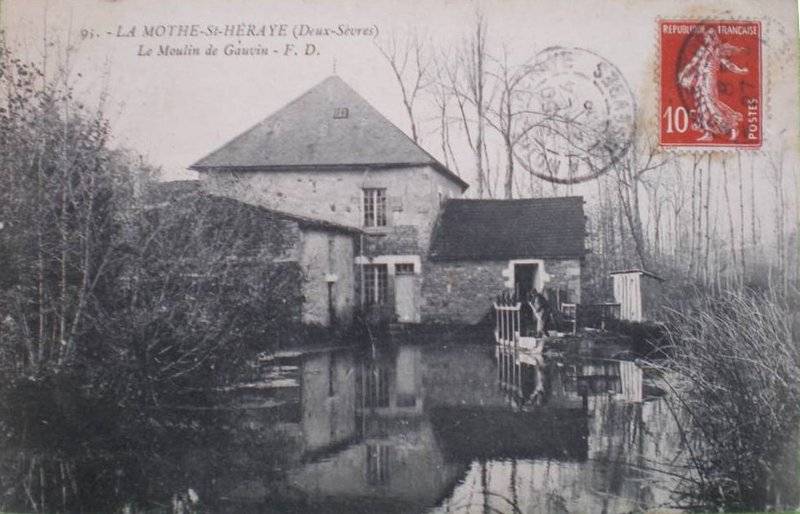 Moulins et pont l'abb de La Mothe saint Hray