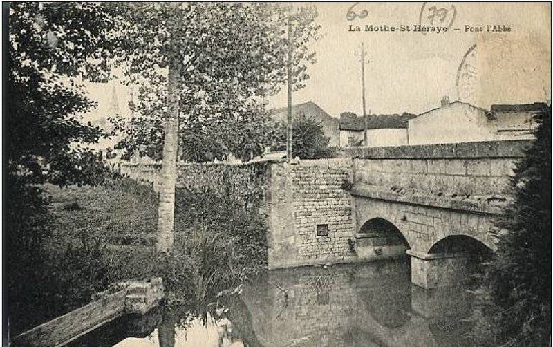 Moulins et pont l'abb de La Mothe saint Hray