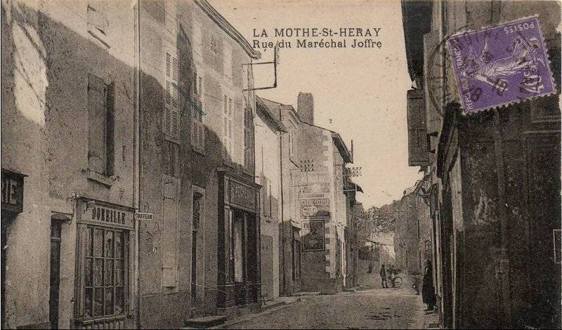 Les rues de La Mothe saint Hray.