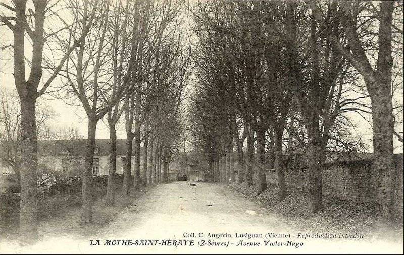 Les rues de La Mothe saint Hray.