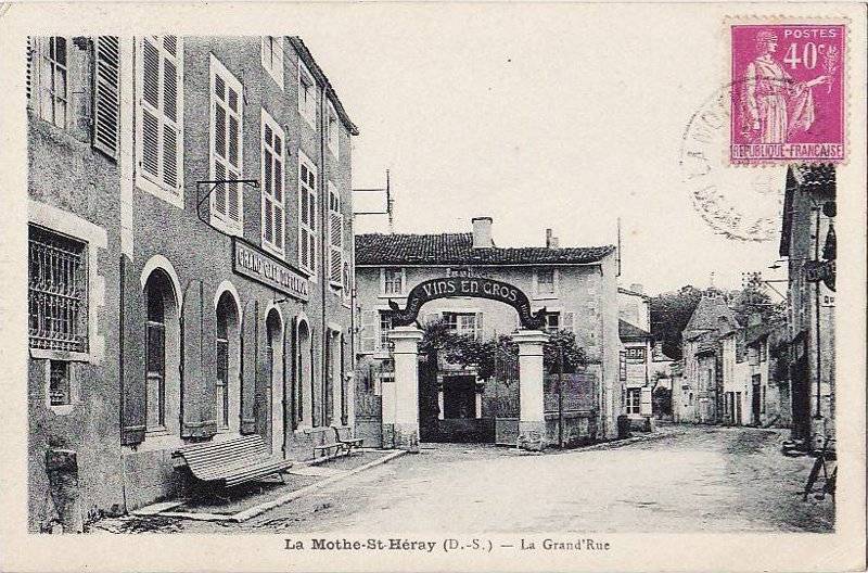 Les rues de La Mothe saint Hray.