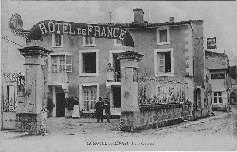 Les rues de La Mothe saint Hray.