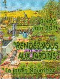 Affiche Printemps aux jardins 2011