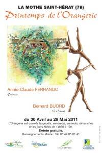 Affiche printemps de l'orangerie 2011