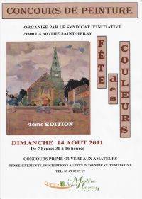 affiche de la fte des couleurs 2011