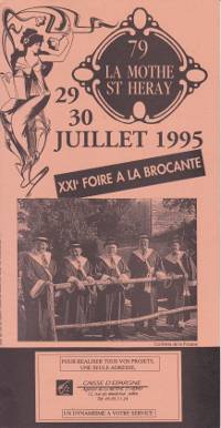 Foire  la brocante 1995 de la mothe saint hray.