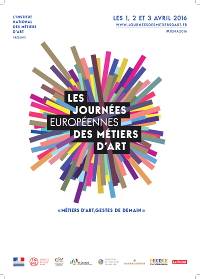 Affiche journes europennes des mtiers d'art.