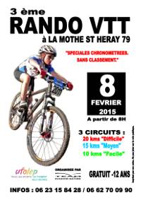 Affiche randonne vtt  2015.